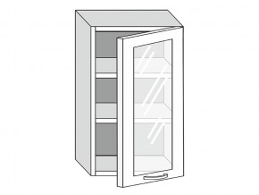 19.50.3 Шкаф настенный (h=913) на 500мм с 1-ой стекл. дверцей в Краснокамске - krasnokamsk.magazinmebel.ru | фото
