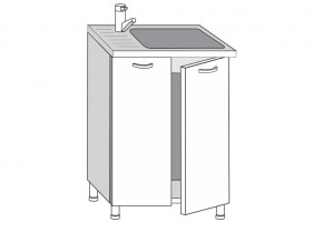 2.60.2мн Шкаф-стол на 600мм под накладную мойку с 2-мя дверцами в Краснокамске - krasnokamsk.magazinmebel.ru | фото