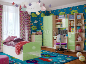 Детская комната Юниор-2 Салатовый металлик в Краснокамске - krasnokamsk.magazinmebel.ru | фото