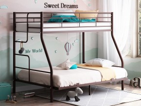 Двухъярусная кровать Гранада-3 140 коричневый в Краснокамске - krasnokamsk.magazinmebel.ru | фото