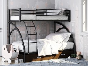 Двухъярусная кровать Виньола-2 Я черный в Краснокамске - krasnokamsk.magazinmebel.ru | фото