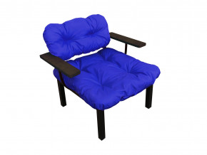 Кресло Дачное синяя подушка в Краснокамске - krasnokamsk.magazinmebel.ru | фото