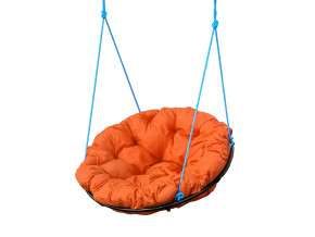 Кресло Папасан подвесное оранжевая подушка в Краснокамске - krasnokamsk.magazinmebel.ru | фото