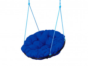 Кресло Папасан подвесное синяя подушка в Краснокамске - krasnokamsk.magazinmebel.ru | фото