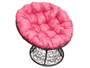 Кресло Папасан с ротангом розовая подушка в Краснокамске - krasnokamsk.magazinmebel.ru | фото