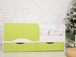 Кровать Бабочка белый/салатовый софт в Краснокамске - krasnokamsk.magazinmebel.ru | фото - изображение 1