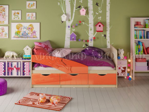 Кровать Дельфин 1800 Оранжевый металлик в Краснокамске - krasnokamsk.magazinmebel.ru | фото