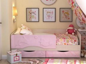 Кровать детская Алиса КР 812 розовая 1600 в Краснокамске - krasnokamsk.magazinmebel.ru | фото - изображение 1