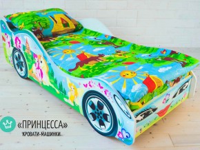 Кровать детская машинка Принцесса в Краснокамске - krasnokamsk.magazinmebel.ru | фото - изображение 1