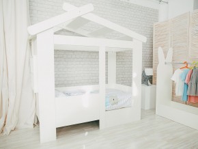 Кровать детская Теремок без ящика белая в Краснокамске - krasnokamsk.magazinmebel.ru | фото