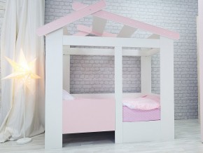 Кровать детская Теремок без ящика розовая в Краснокамске - krasnokamsk.magazinmebel.ru | фото
