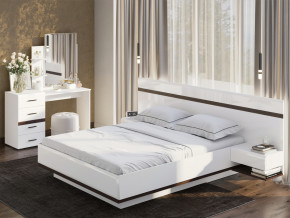 Кровать двойная Соло 1600 Белый в Краснокамске - krasnokamsk.magazinmebel.ru | фото - изображение 2
