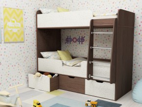 Кровать двухъярусная Малыш двойняшка бодега-феритейл в Краснокамске - krasnokamsk.magazinmebel.ru | фото