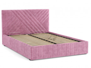 Кровать Гамма 1600 с основанием велюр тенерифе розовый в Краснокамске - krasnokamsk.magazinmebel.ru | фото - изображение 2