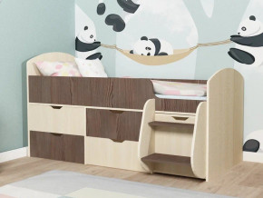 Кровать Малыш-7 Дуб-Бодега в Краснокамске - krasnokamsk.magazinmebel.ru | фото