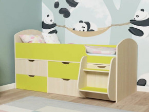 Кровать Малыш-7 Дуб-лайм в Краснокамске - krasnokamsk.magazinmebel.ru | фото