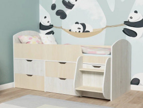 Кровать Малыш-7 Винтербер-Дуб в Краснокамске - krasnokamsk.magazinmebel.ru | фото