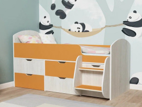 Кровать Малыш-7 Винтербер-Оранжевый в Краснокамске - krasnokamsk.magazinmebel.ru | фото