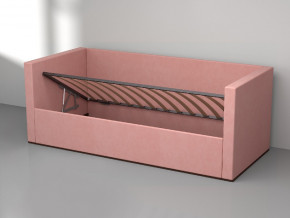 Кровать мягкая с подъёмным механизмом арт. 030 розовый в Краснокамске - krasnokamsk.magazinmebel.ru | фото - изображение 2