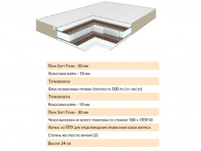 Матрас Волле 140х200 в Краснокамске - krasnokamsk.magazinmebel.ru | фото - изображение 2