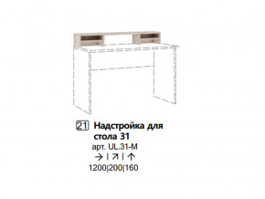 Надстройка для стола 31 (Полка) в Краснокамске - krasnokamsk.magazinmebel.ru | фото
