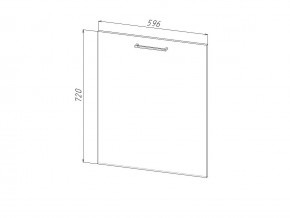П 60 Комплект для посудомоечной машины 600 мм (цоколь + фасад) ЛДСП в Краснокамске - krasnokamsk.magazinmebel.ru | фото